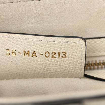 Christian Dior Grained Calfskin Saddle Bag With Strap Latte 7 of 10