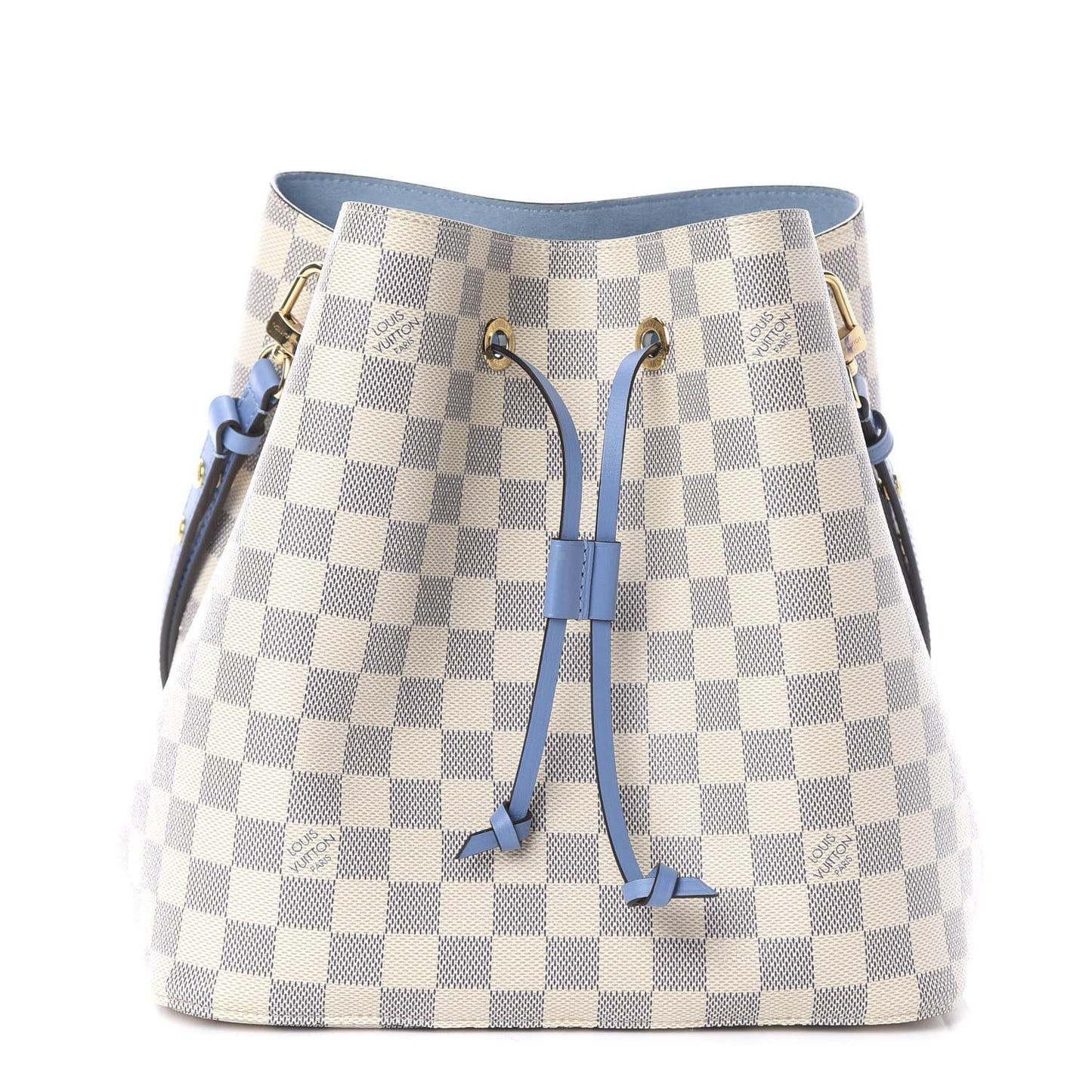 Damier Azur Neonoe MM Bleuet