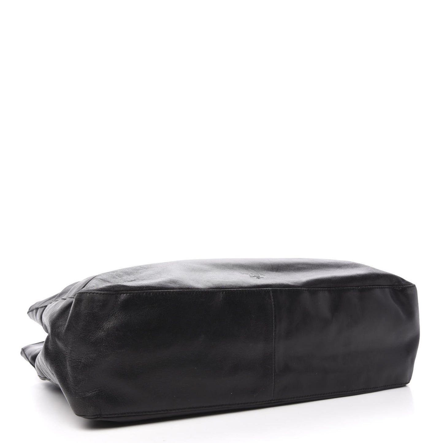 Nappa Chain Tote Black