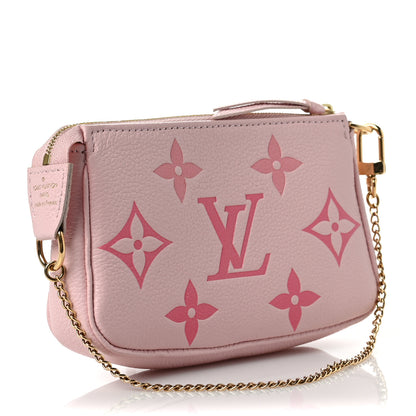 Louis Vuitton Empreinte Monogram Giant By The Pool Mini Pochette Accessories Bouton De Rose 3 of 9