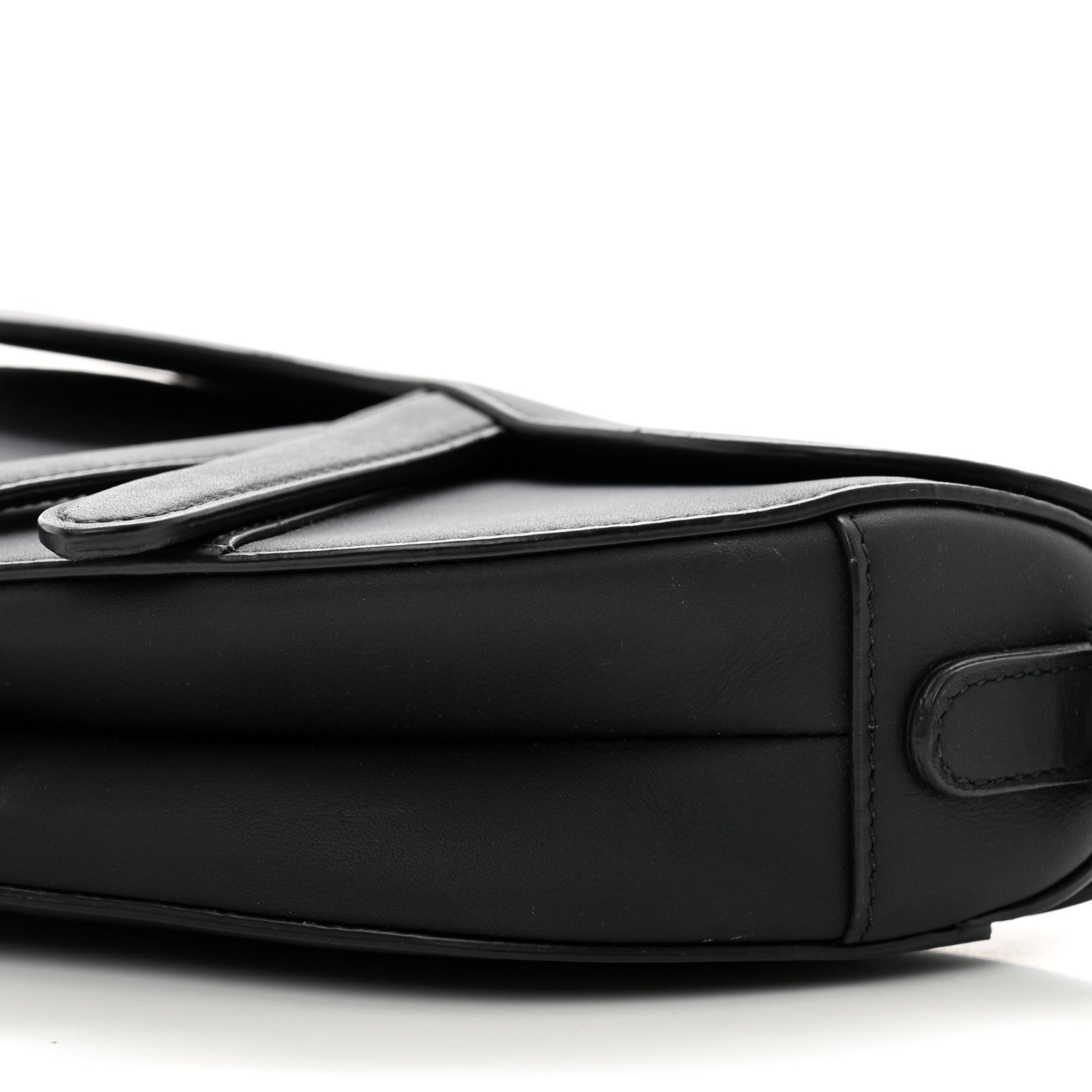 Christian Dior Ultra Matte Calfskin Mini Saddle Bag Black 9 of 9