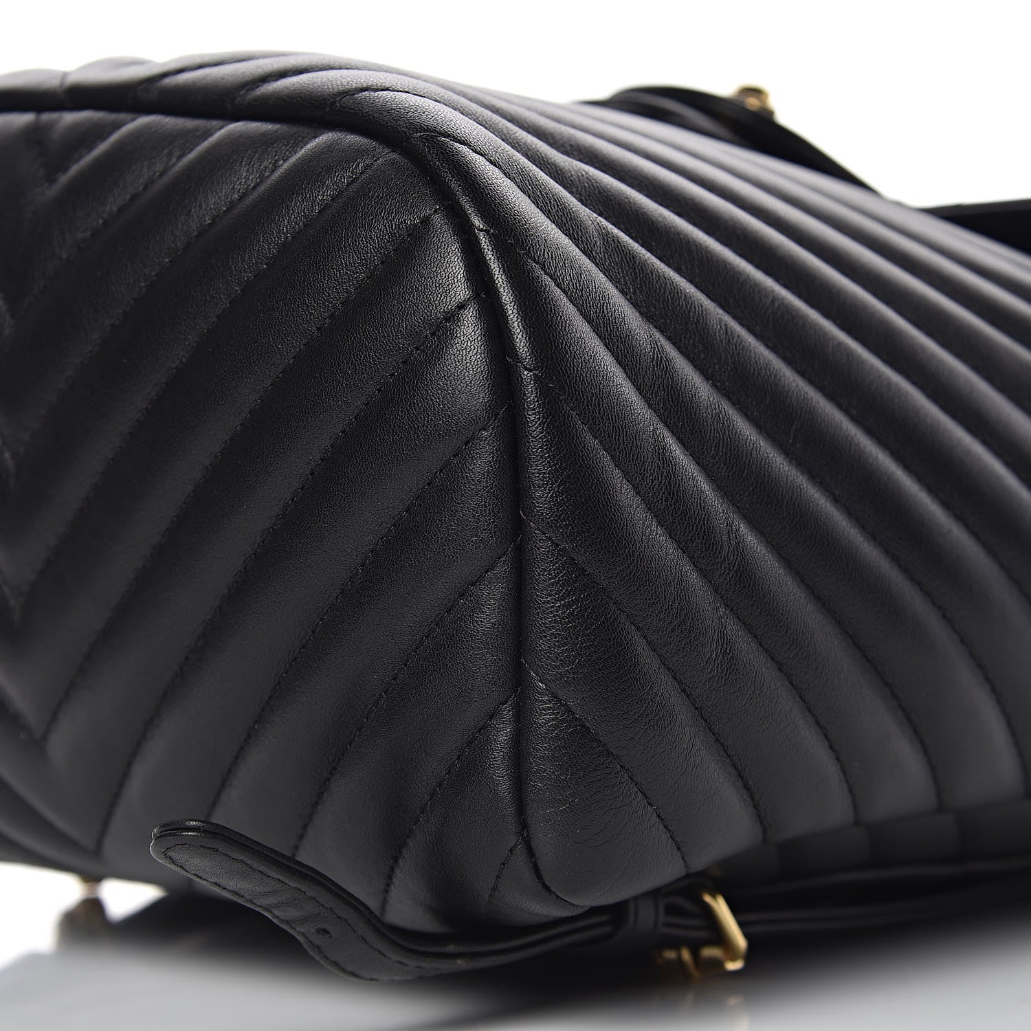 Chanel Lambskin Chevron Quilted Small Urban Spirit Backpack Black 9 of 10