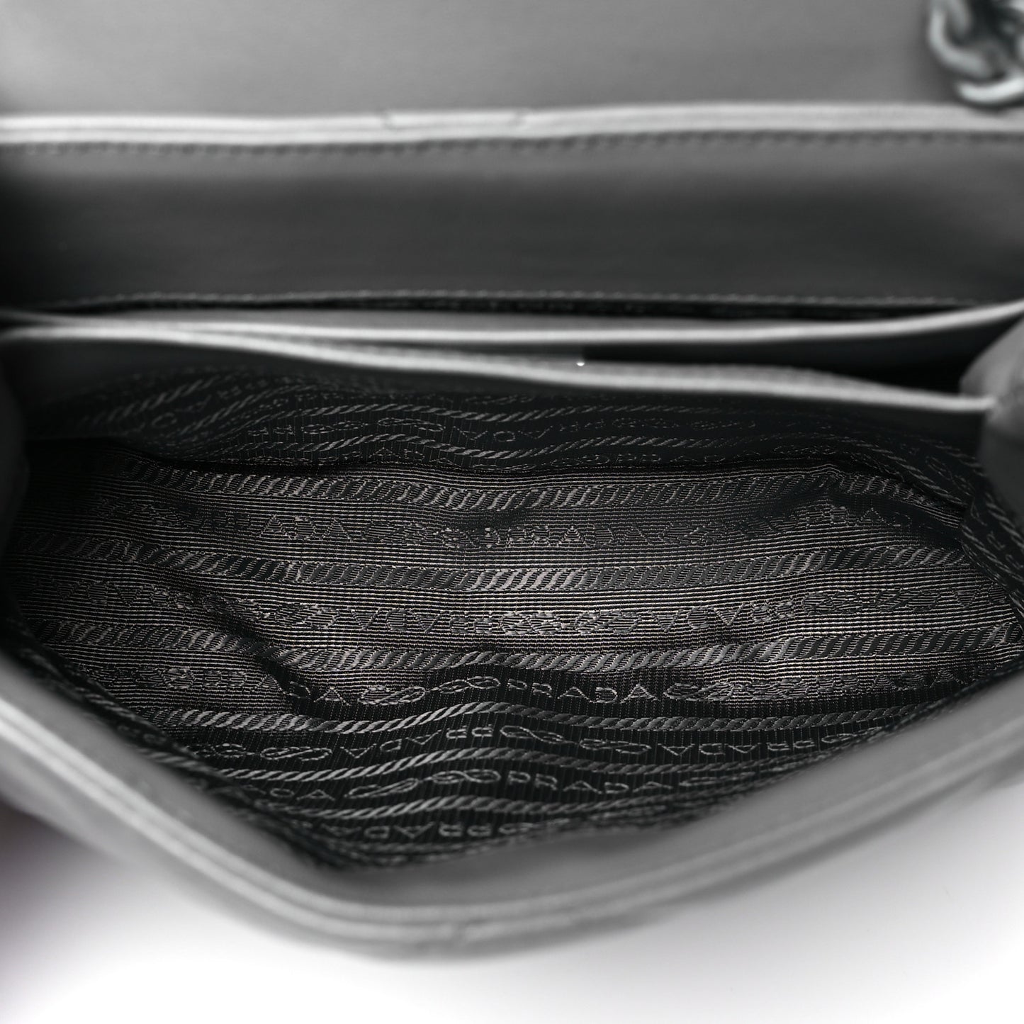 Nappa Triangle Stitched Small Spectrum Bag Marmo