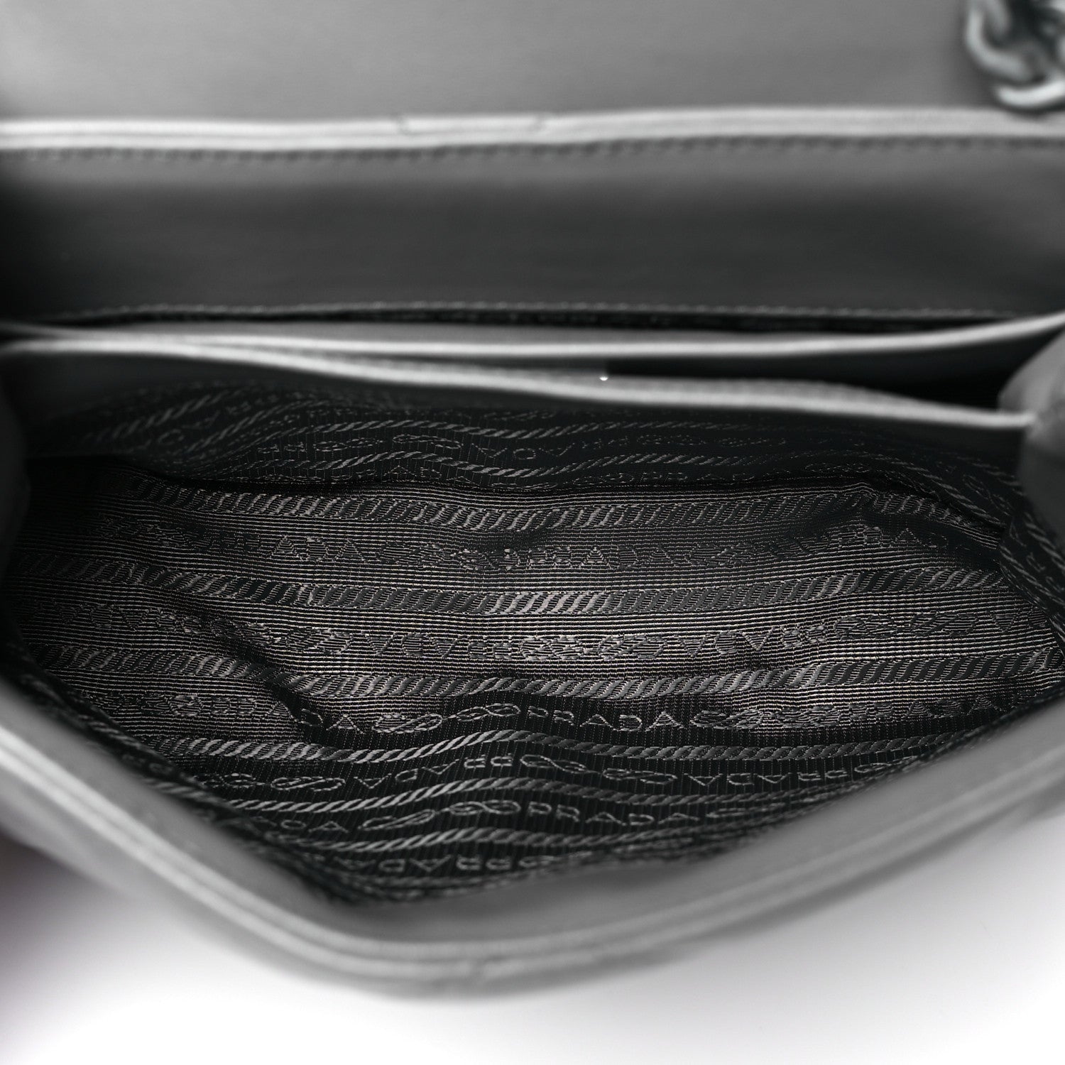 Prada Nappa Triangle Stitched Small Spectrum Bag Marmo 5 of 9