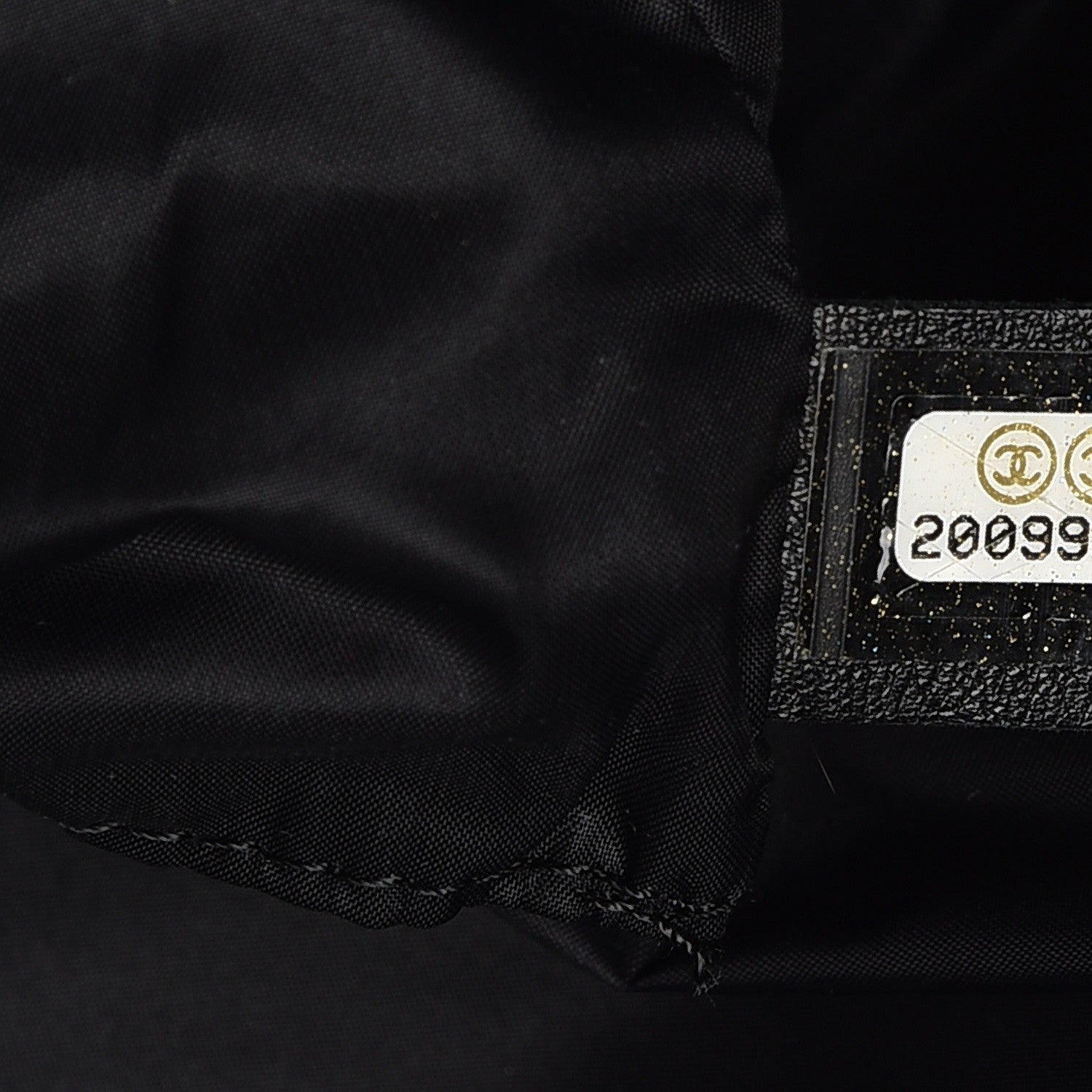 Chanel Nylon Quilted Large Coco Cocoon Tote Black Green 7 of 7