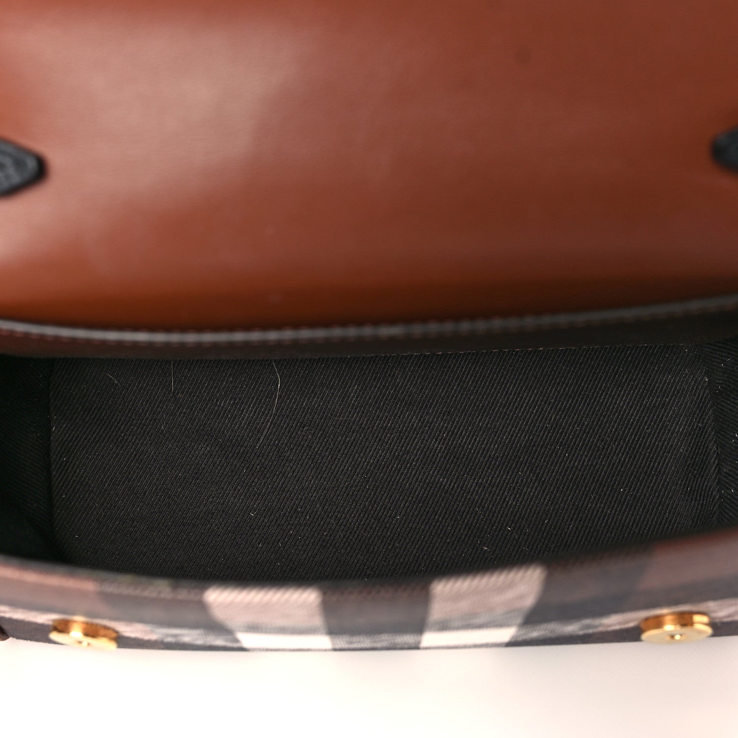 Burberry E-canvas Check Dorset Crossbody Dark Birch Brown 5 of 8