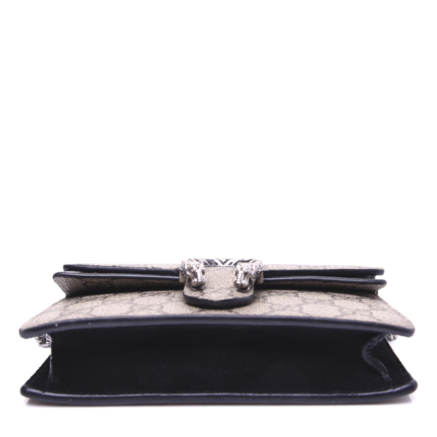 Gucci GG Supreme Monogram Super Mini Dionysus Shoulder Bag Black 9 of 16