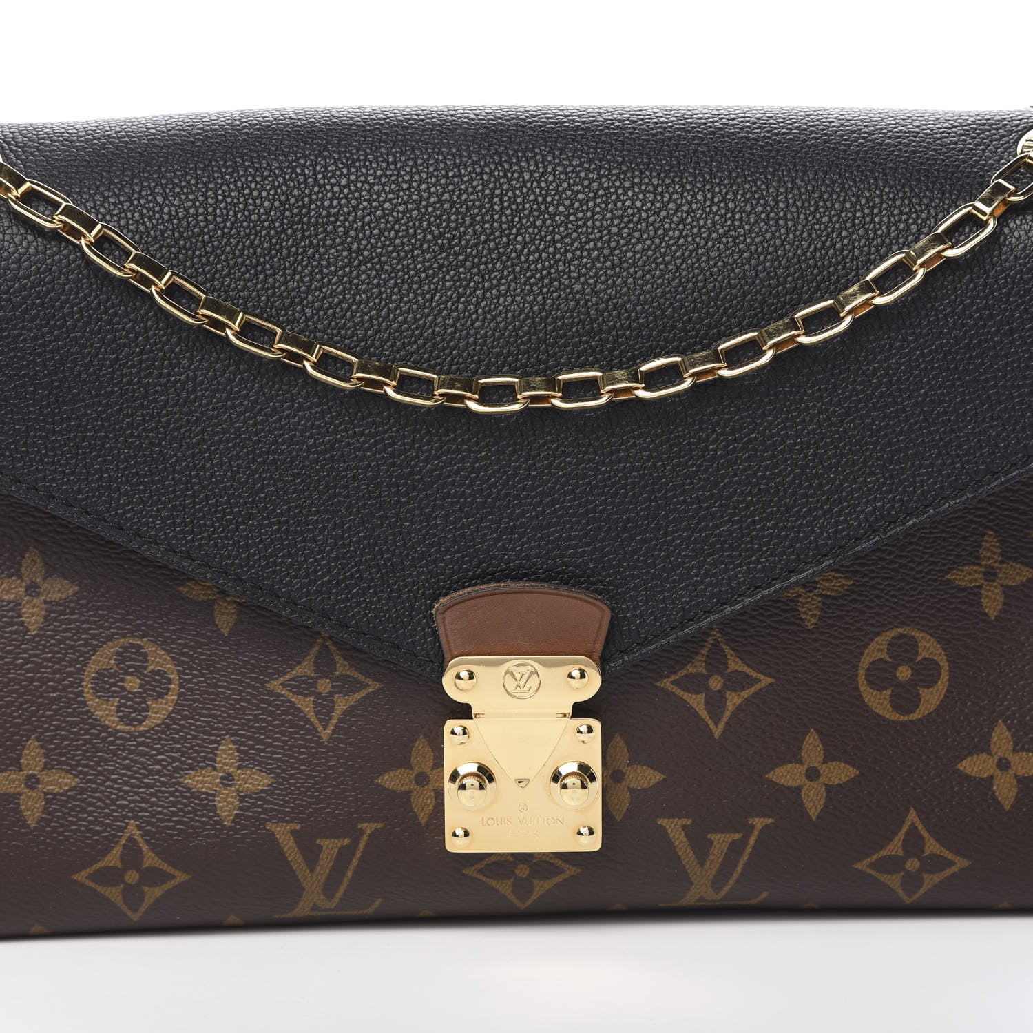 Louis Vuitton Monogram Pallas Chain Black 8 of 12