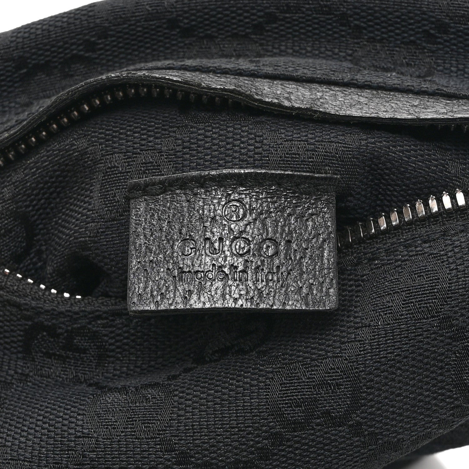 Gucci GG Monogram Double Pocket Belt Bag Black 6 of 9