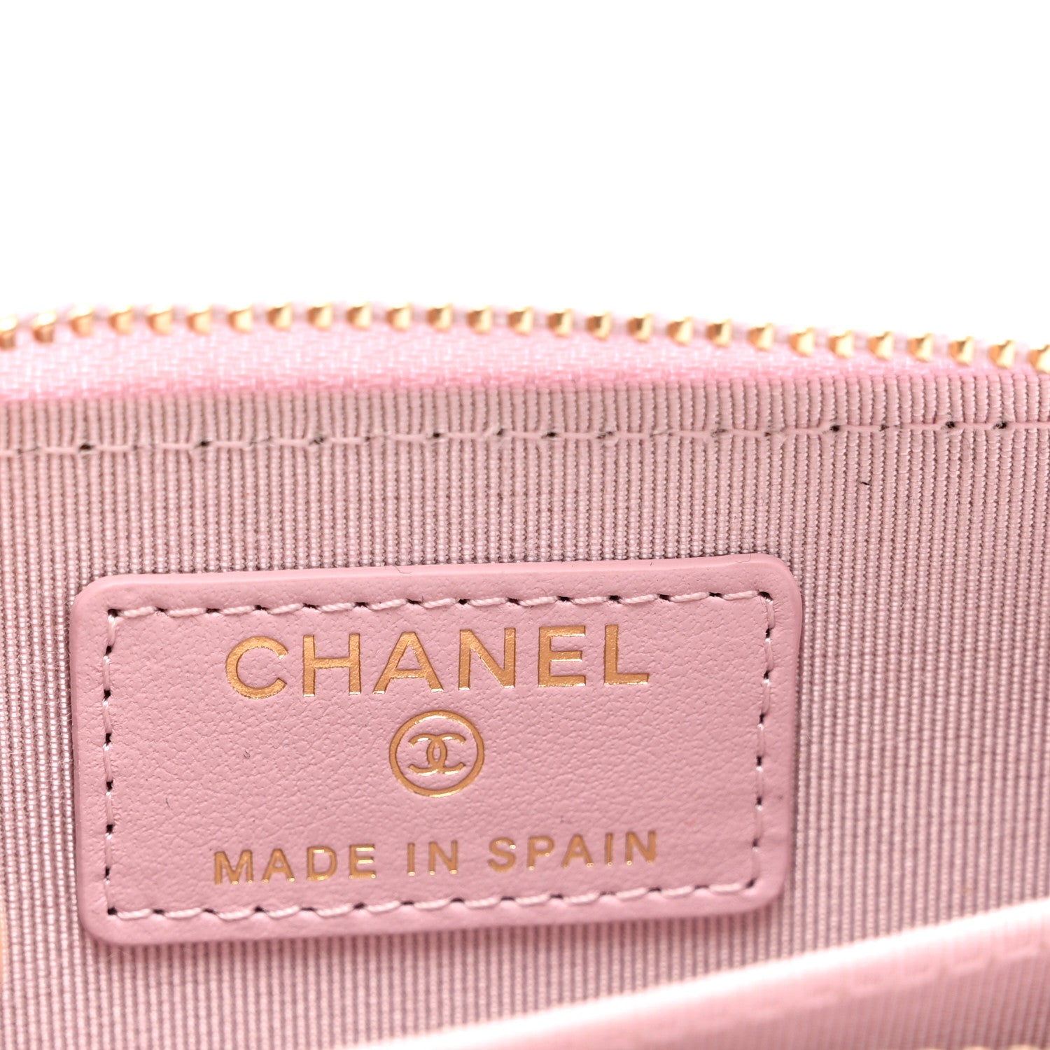 Chanel Caviar Quilted Zip Coin Purse Light Pink 6 of 7