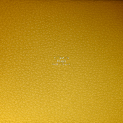 Hermes Taurillon Clemence Picotin Lock 18 PM Lime 6 of 9
