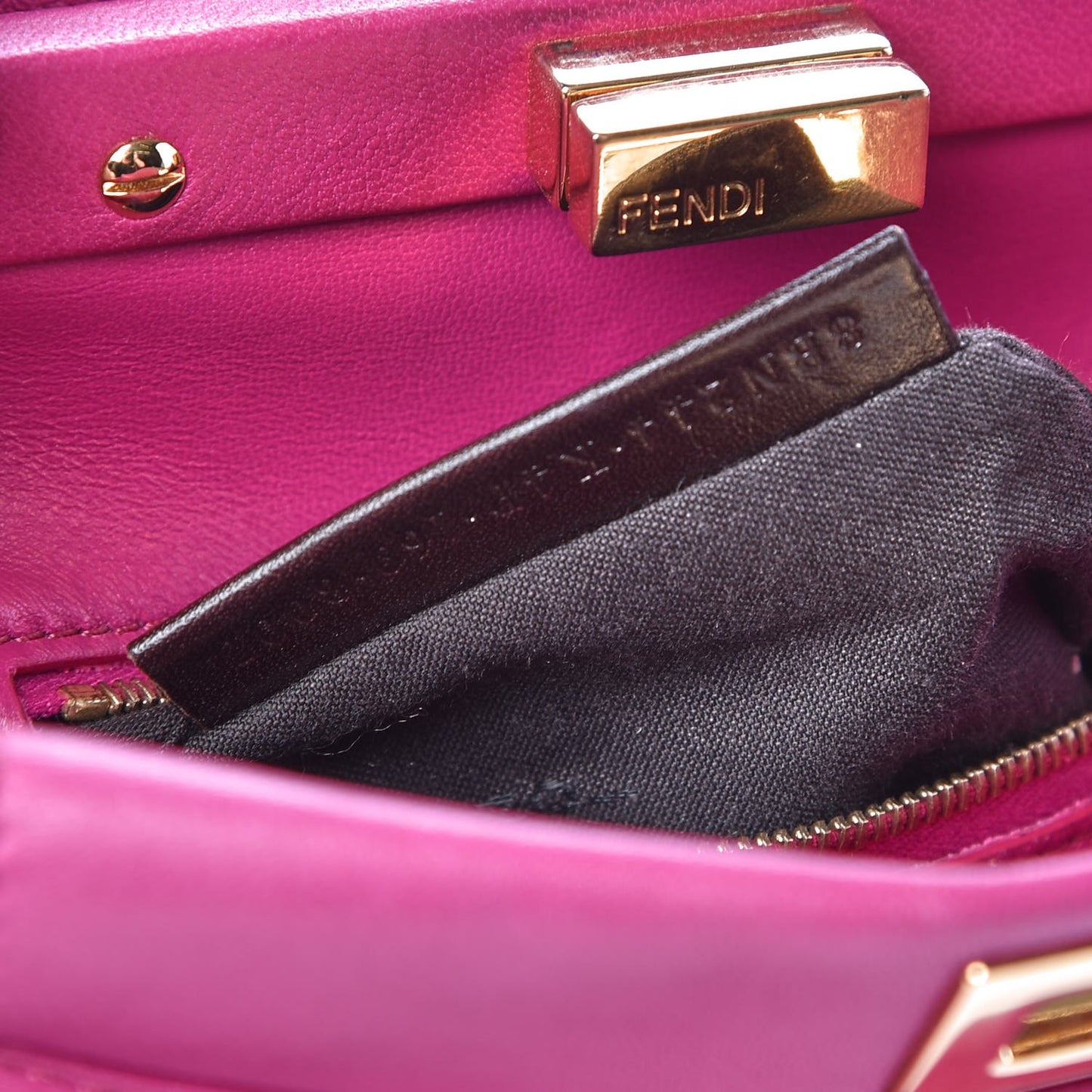 Nappa Mini Peekaboo Iconic Satchel Magenta