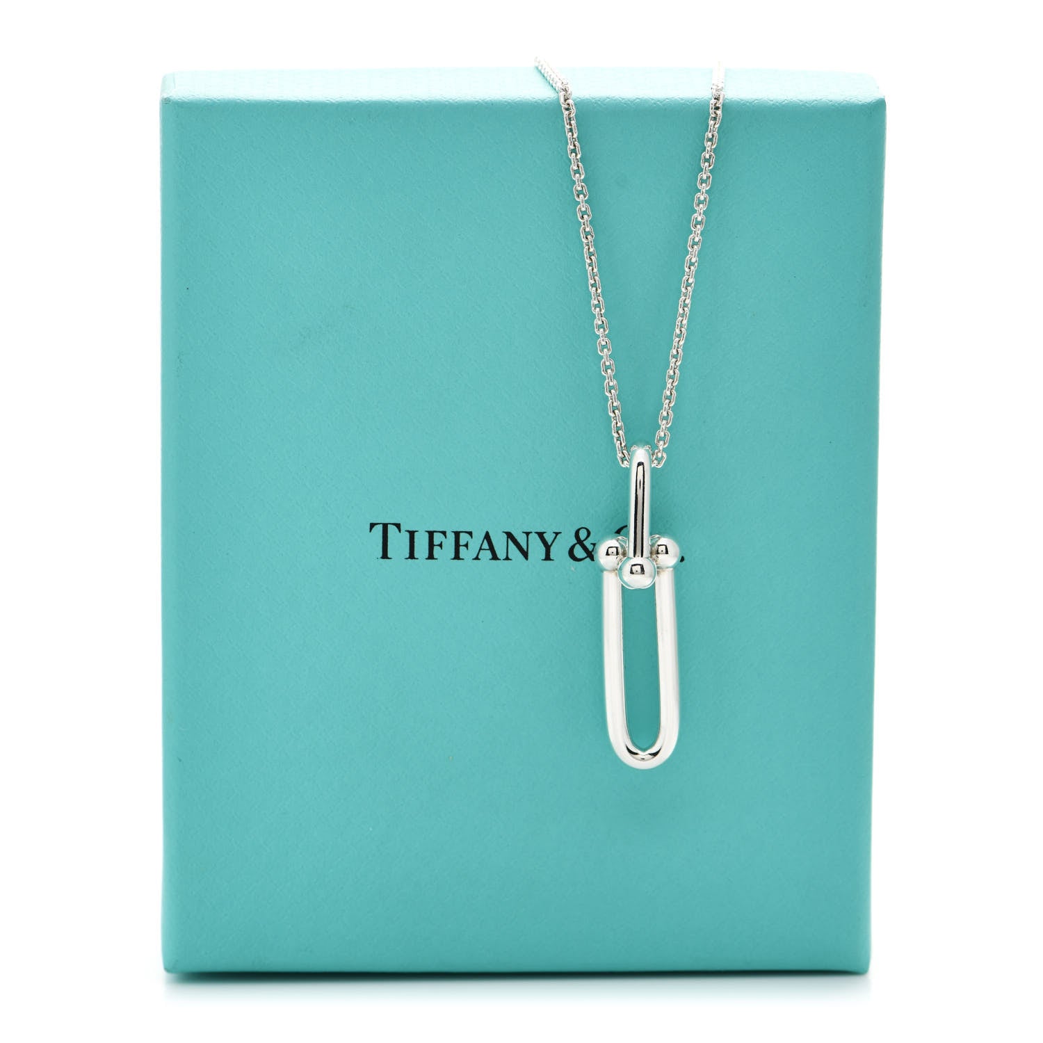 Tiffany Sterling Silver HardWear Link Pendant Necklace 4 of 4