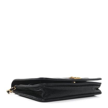 Chanel Caviar Quilted Boy Wallet On Chain WOC Black 3 of 10