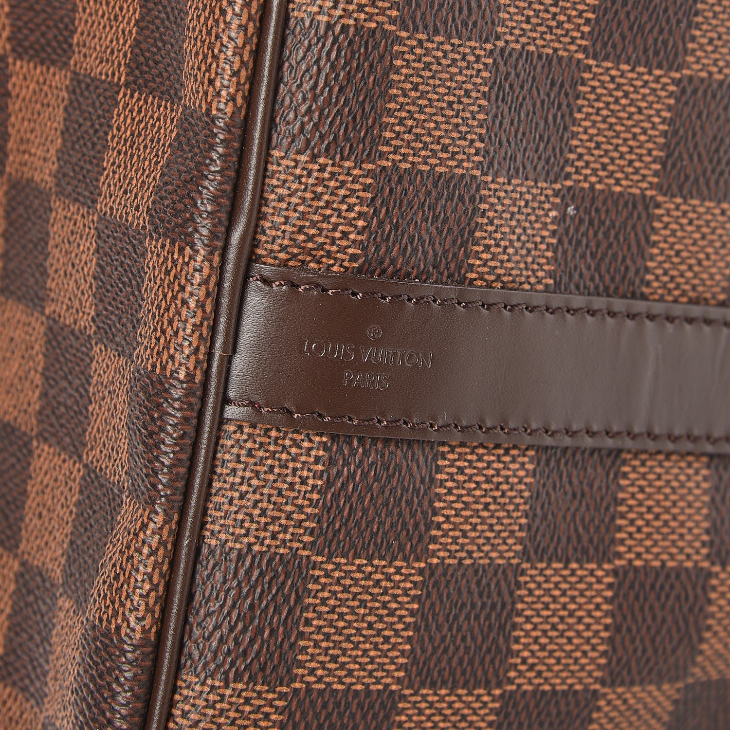 Louis Vuitton Damier Ebene Speedy Bandouliere 30 7 of 9
