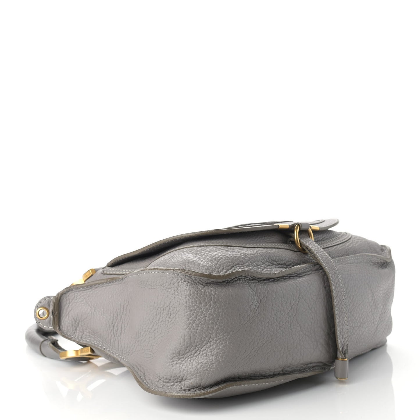 Calfskin Medium Marcie Satchel Cashmere Grey