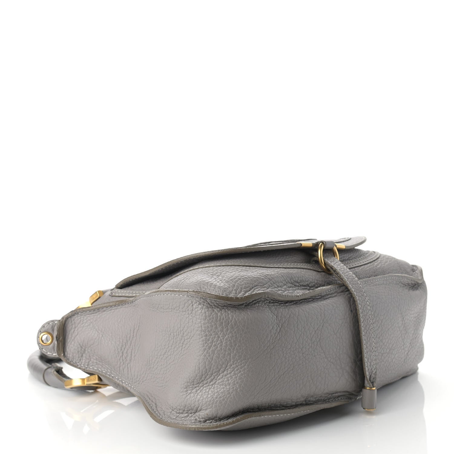 Chloe Calfskin Medium Marcie Satchel Cashmere Grey 4 of 9