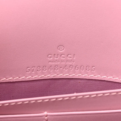 Gucci GG Supreme Monogram Strawberry Chain Wallet 6 of 14