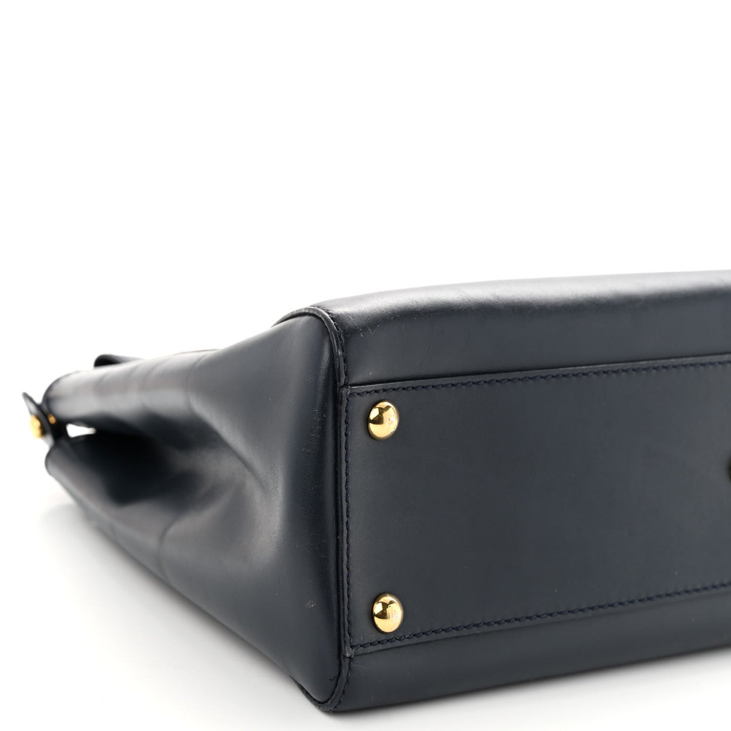 Vitello Morgan Shiny Nappa Medium Peekaboo Iconic Satchel Lavagna Lago