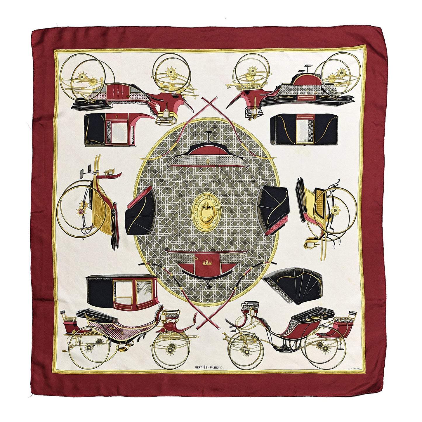 Silk Les Voitures A Transformation Scarf 90