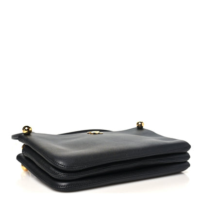 Chanel Calfskin Chick Studs Clutch Black 3 of 9