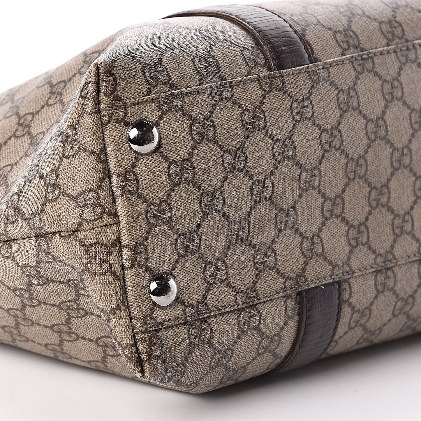 GG Plus Monogram Medium Joy Tote Brown