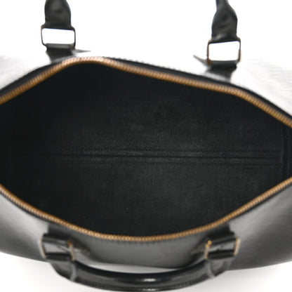 Louis Vuitton Epi Speedy 35 Black 4 of 10
