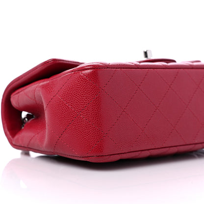 Chanel Caviar Quilted Mini Rectangular Flap Red 8 of 10