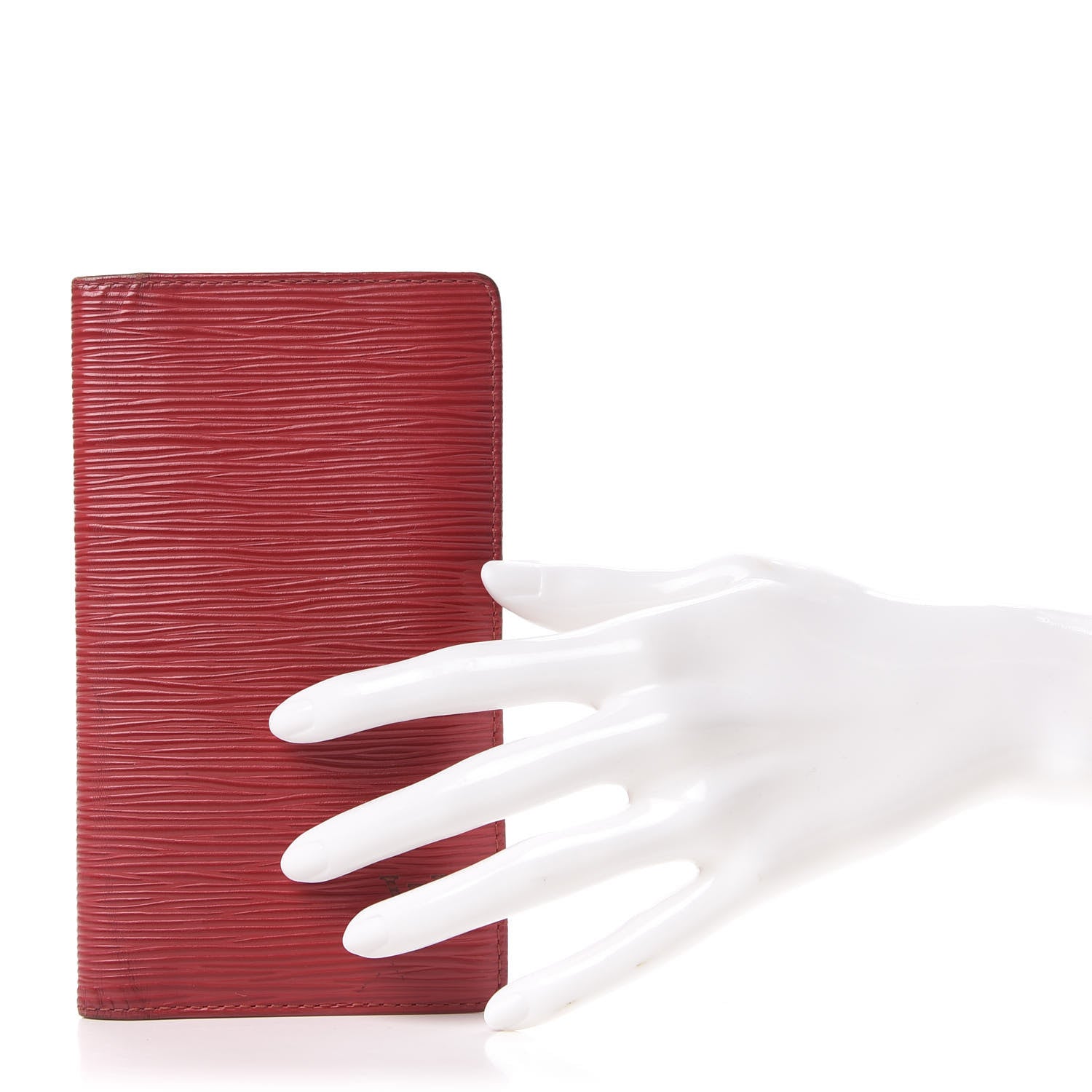 Louis Vuitton Epi Checkbook Organizer Wallet Castillan Red 2 of 10