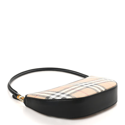 Burberry Vintage Check Calfskin Olympia Slim Pouch Archive Beige 4 of 9