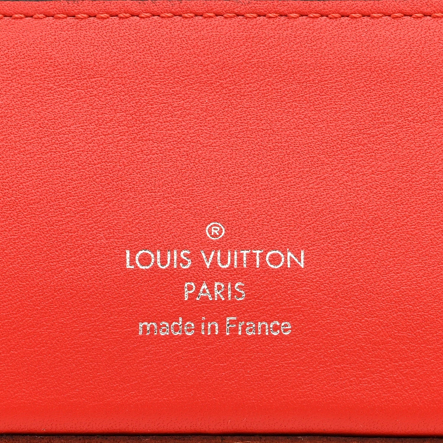 Louis Vuitton Monogram Elizabeth Pencil Pouch Red 5 of 8