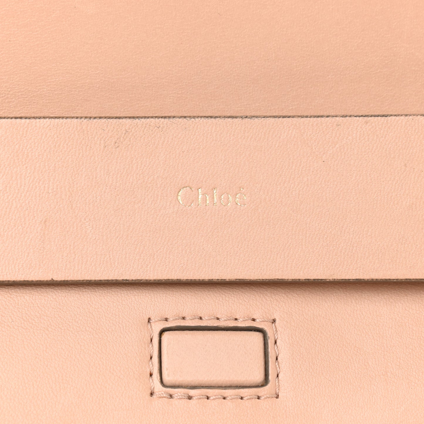 Nappa Medium Elle Chain Clutch Blush Nude