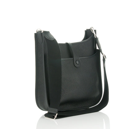 Hermes Taurillon Clemence Evelyne III PM Black 3 of 7