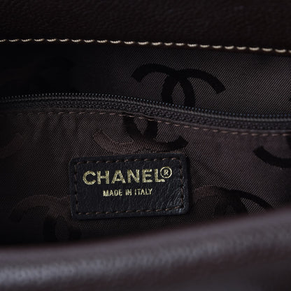 Chanel Caviar Smal Tote Brown 6 of 7