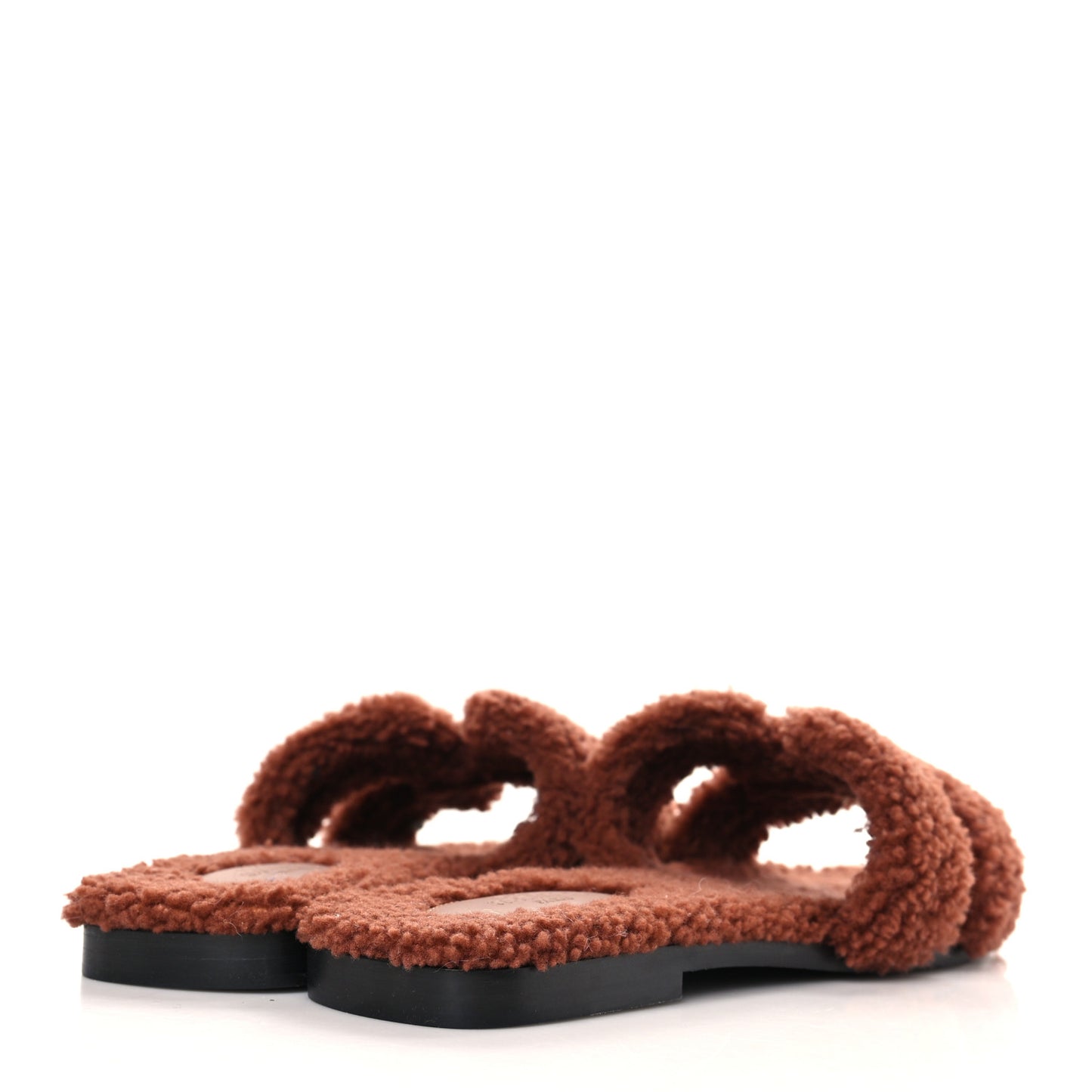 Woolskin Oran Sandals 39.5 Cognac