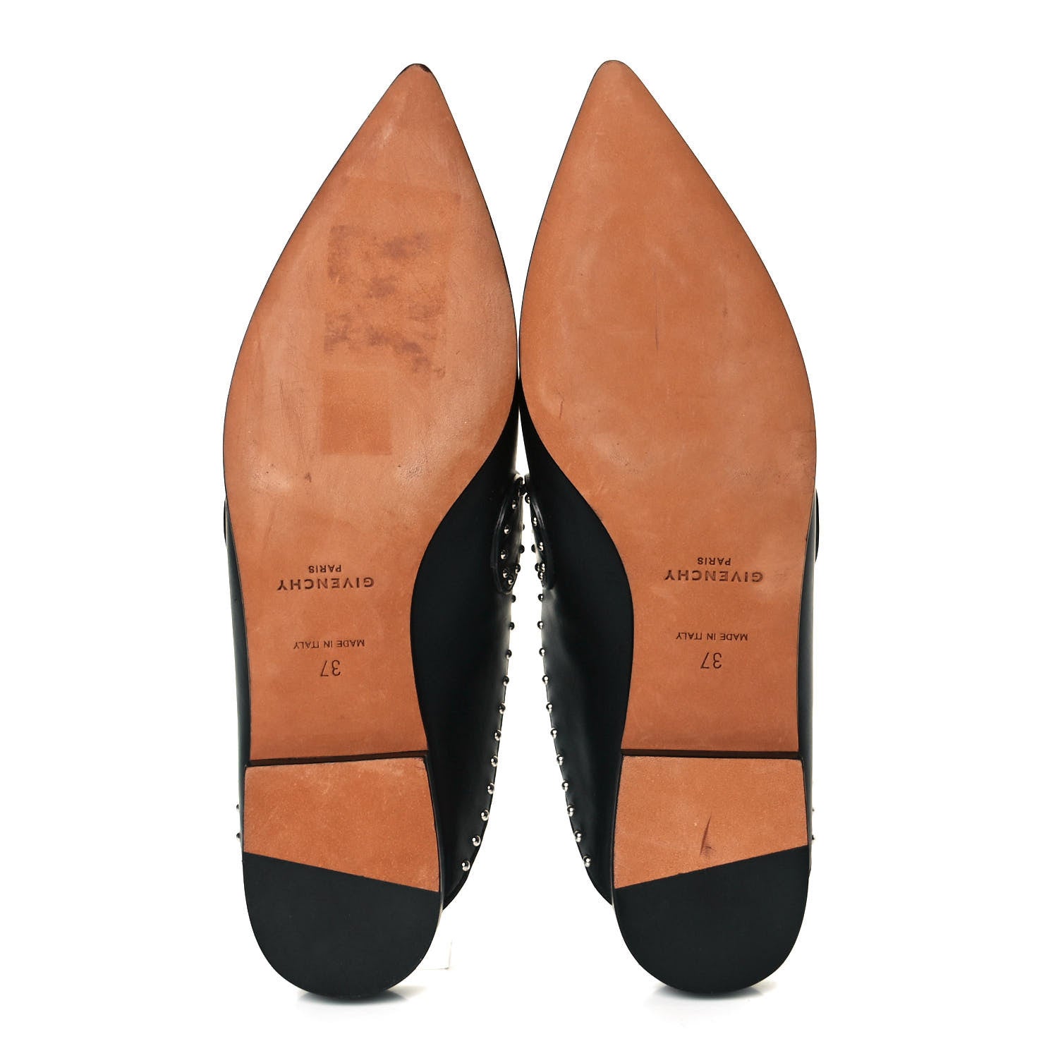 Givenchy Calfskin Studded Elegant Loafer 37 Black 7 of 11