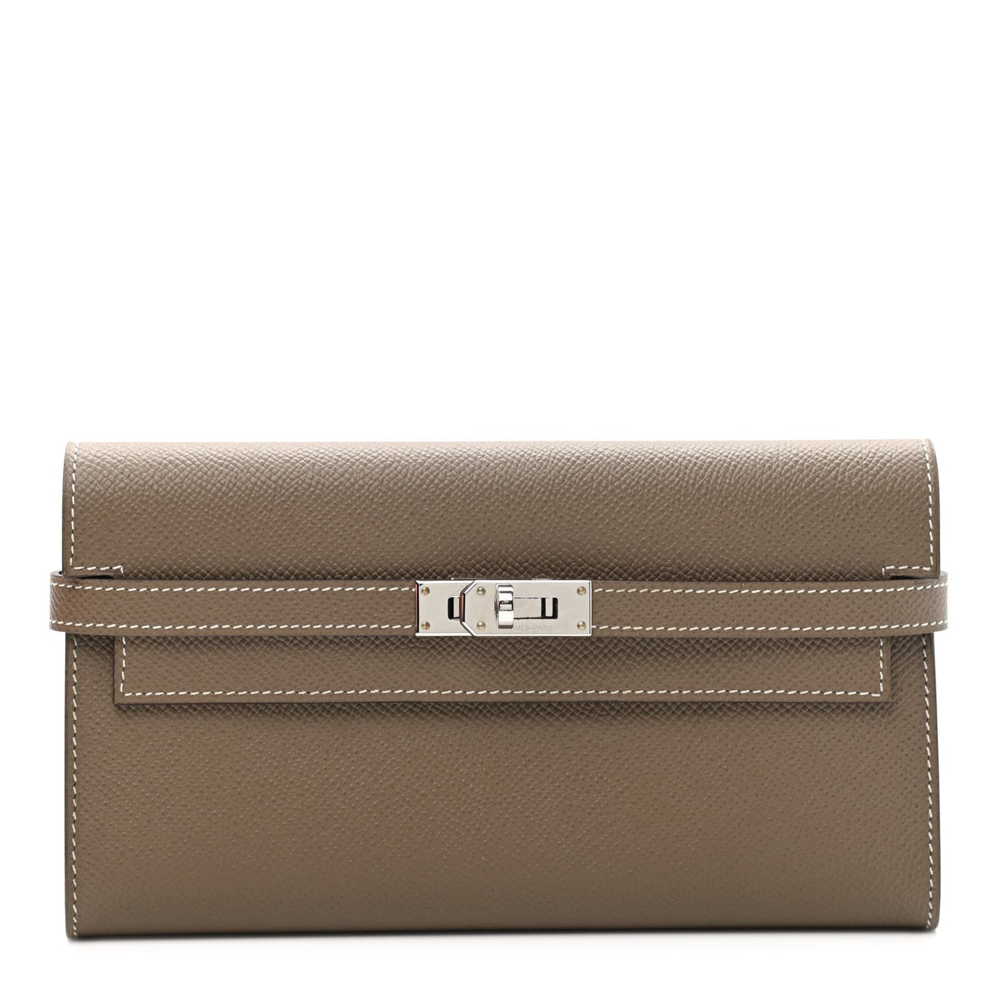 Epsom Kelly Longue Wallet Etoupe