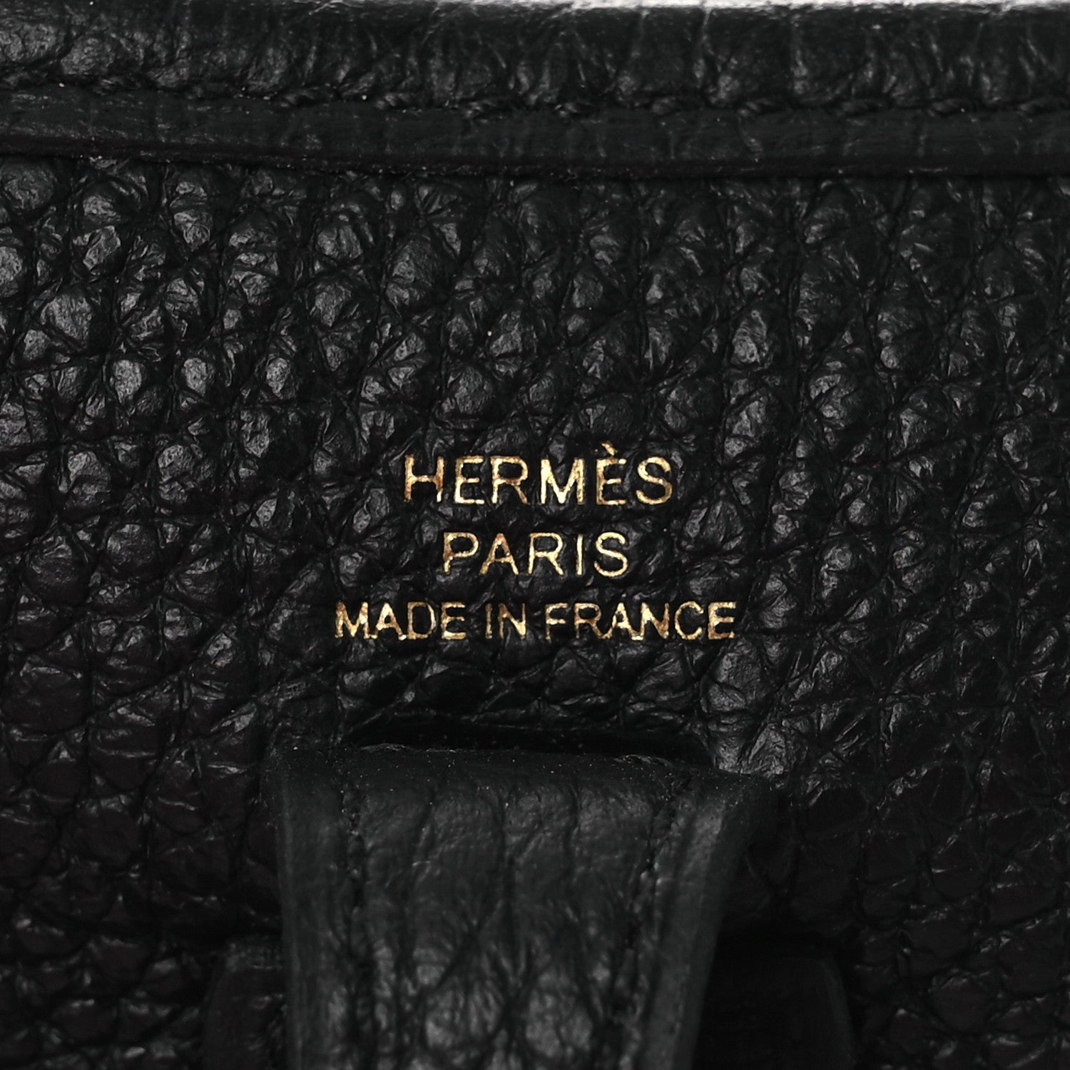 Hermes Taurillon Clemence Evelyne TPM Black 6 of 12