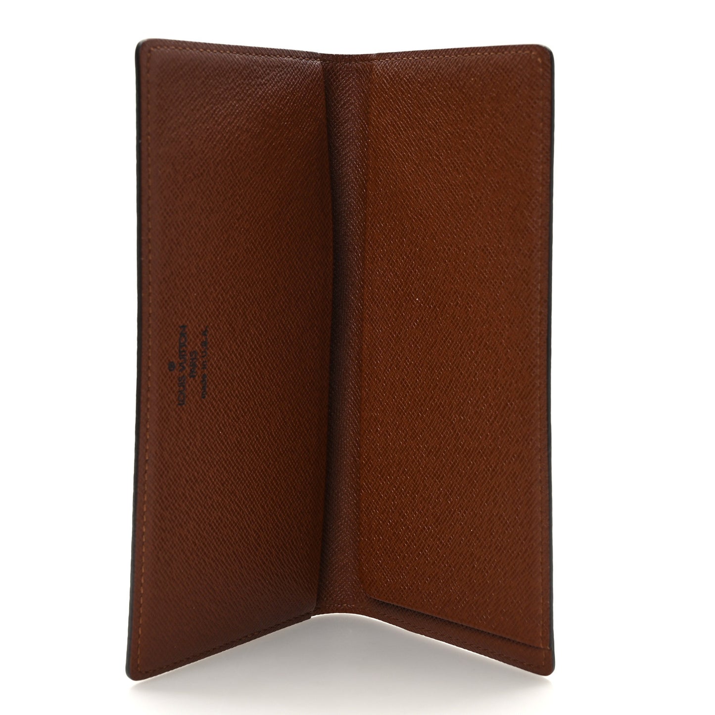 Monogram Simple Checkbook Holder Wallet