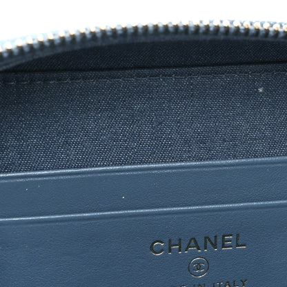 Chanel Denim Quilted CC Pearl Crush Camera Case Blue 12 of 13