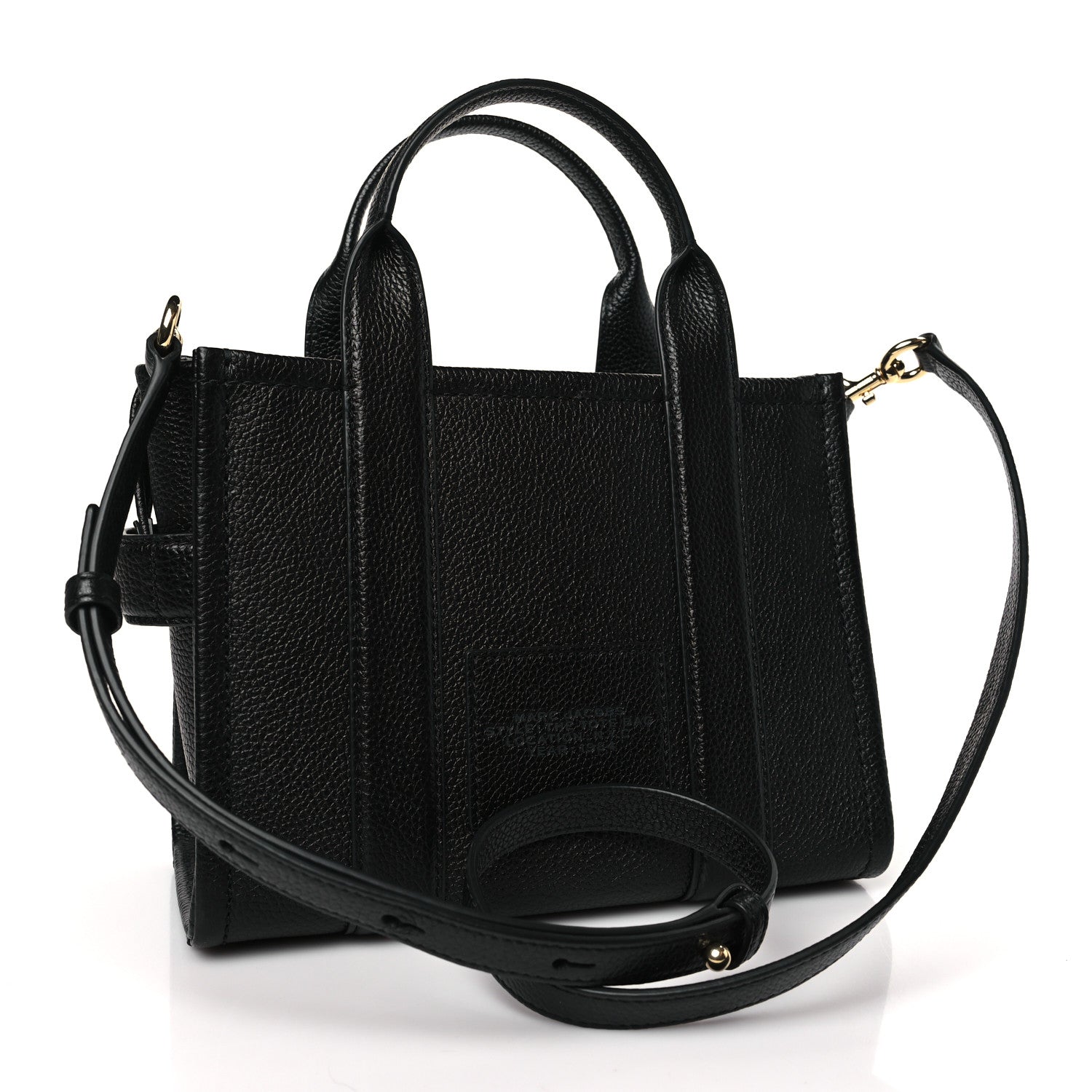 Marc Jacobs Grained Calfskin Small The Tote Bag Black 3 of 8