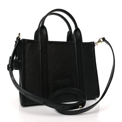 Marc Jacobs Grained Calfskin Small The Tote Bag Black 3 of 8