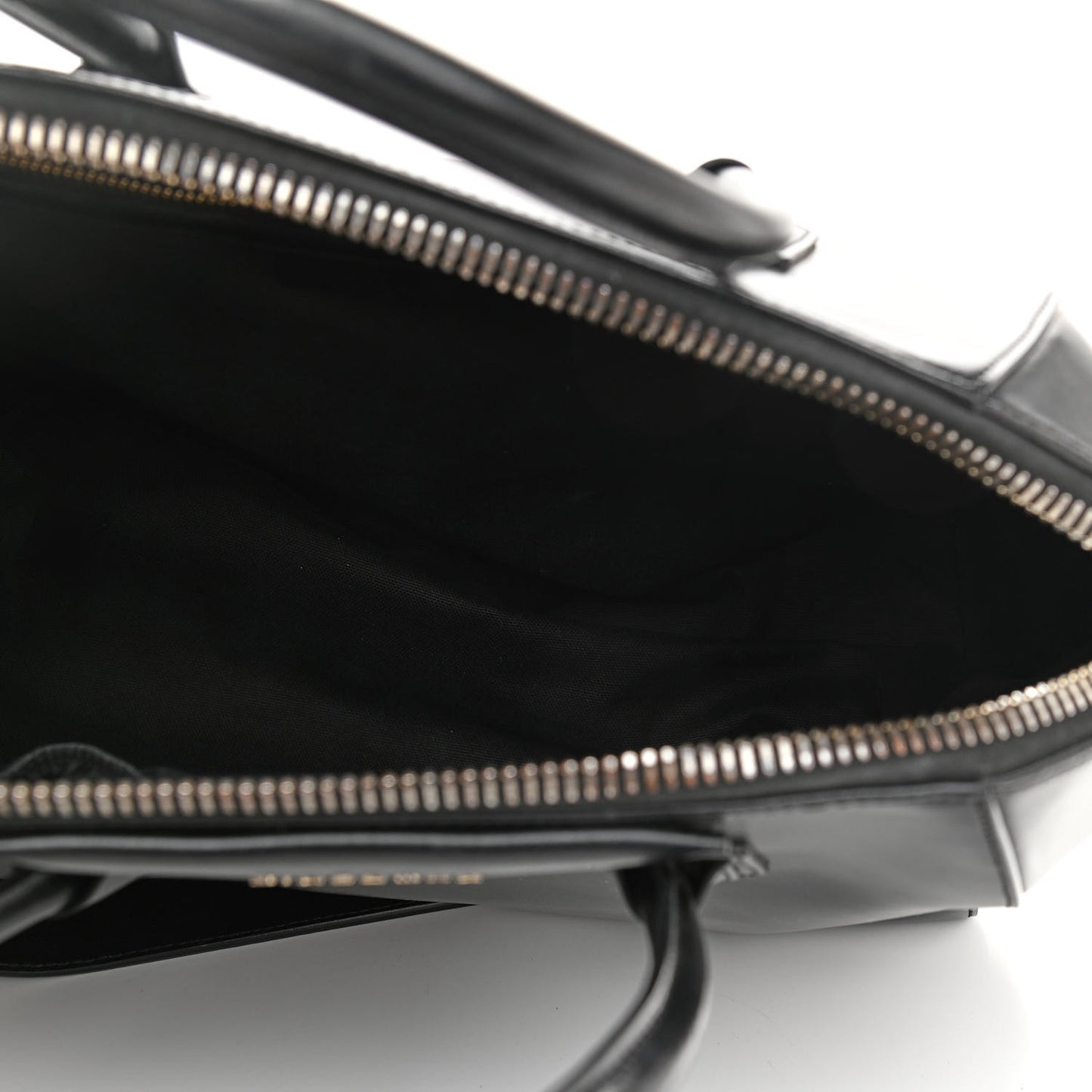 Shiny Lord Calfskin Medium Antigona Black