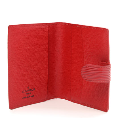 Louis Vuitton Epi Mini Agenda Cover Castillan Red 5 of 9