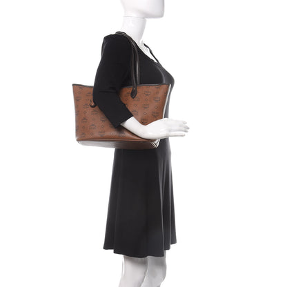 MCM Visetos Dog Bone Shopper Tote Brown 2 of 11