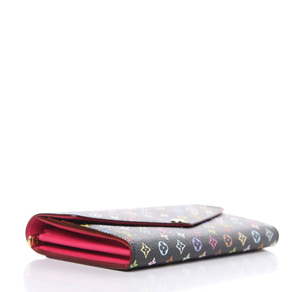 Louis Vuitton Monogram Multicolor Sarah Wallet NM Black Grenade 4 of 8