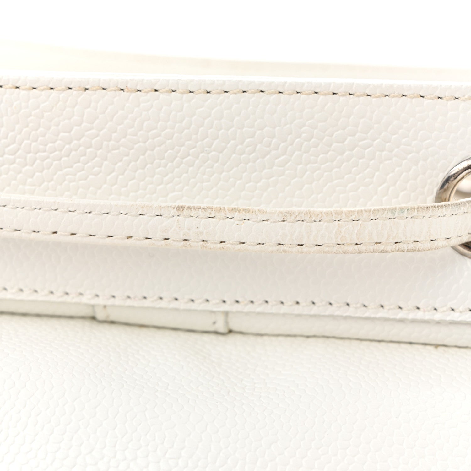 Chanel Caviar CC Backpack White 19 of 19