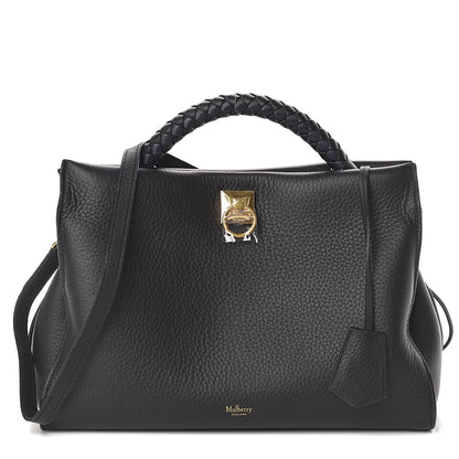 Mulberry Heavy Grain Iris Tote Midnight Black 1 of 8