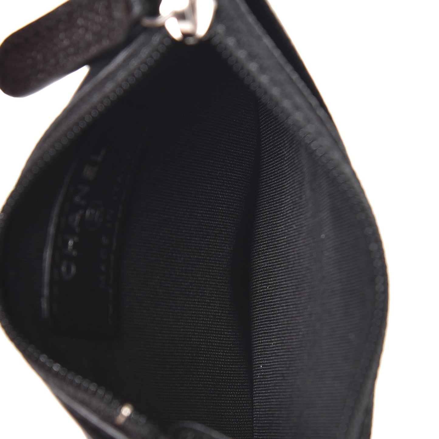 Caviar CC Zip Card Holder Black