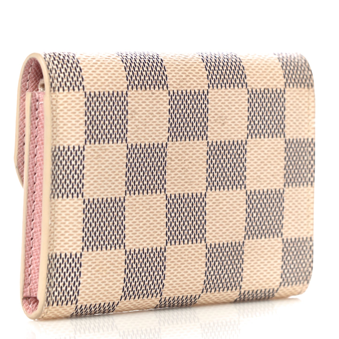 Damier Azur Rosalie Coin Purse Rose Ballerine